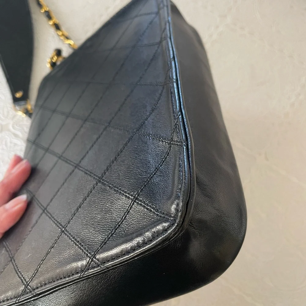 SOLD Chanel XL CC Single Flap Bag Vintage - Picture 11 of 14